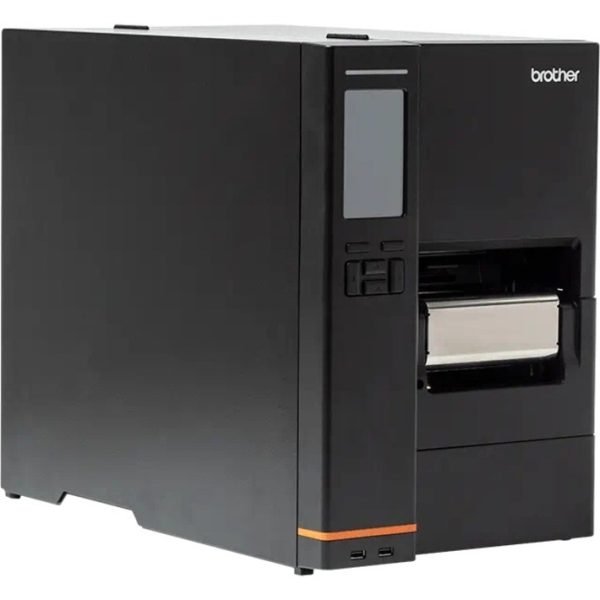 Brother TJ-4522TN Industrial Direct Thermal/Thermal Transfer Printer - Monochrome - Label Print - USB - Serial - Image 3