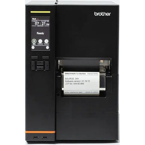 Brother TJ-4522TN Industrial Direct Thermal/Thermal Transfer Printer - Monochrome - Label Print - USB - Serial - Image 5