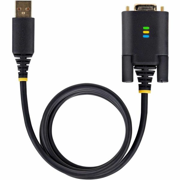 StarTech.com 6.6ft/2m USB to Null Modem Serial Adapter Cable, COM Retention, FTDI, RS232, Changeable DB9 Screws/Nuts, Windows/macOS/Linux - Image 6