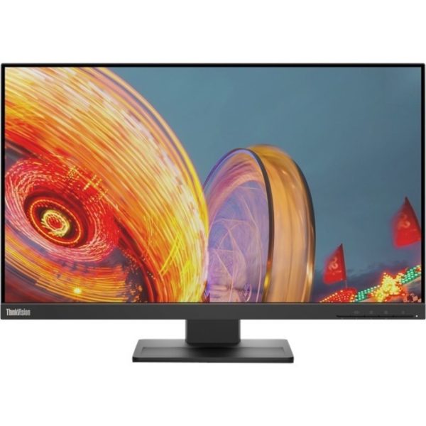Lenovo ThinkVision E24q-20 24" Class WQHD LED Monitor - 16:9 - Raven Black - Image 10