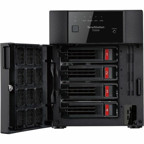 BUFFALO TeraStation 3430DN Partially-populated 2-Bay Desktop NAS 8TB (2x4TB) HDD Included 2.5GBE iSCSI TAA Compliant - Image 2