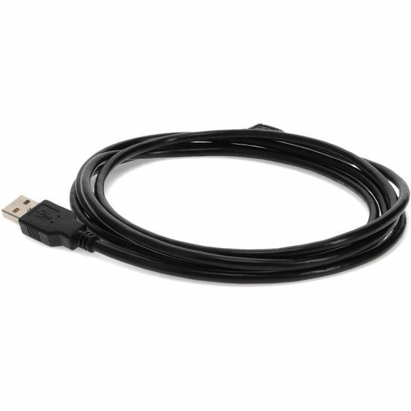 AddOn 6ft USB 2.0 (A) Male to Micro-USB 2.0 (B) Male Black Cable - Image 3