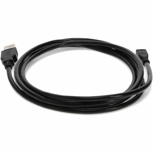 AddOn 6ft USB 2.0 (A) Male to Micro-USB 2.0 (B) Male Black Cable - Image 4