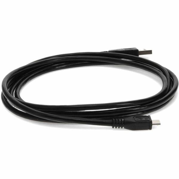 AddOn 6ft USB 2.0 (A) Male to Micro-USB 2.0 (B) Male Black Cable - Image 6