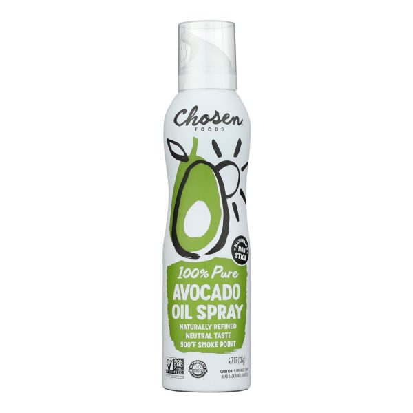 Chosen Foods Avacado Oil - 100%Pure - Spry - Case of 6 - 4.7 fl oz - Image 2