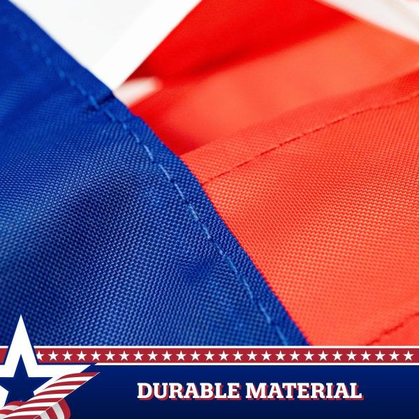 G128 American USA Windsock | 60 Inch | Embroidered 210D Polyester, Patriotic Hanging Decoration - Image 5