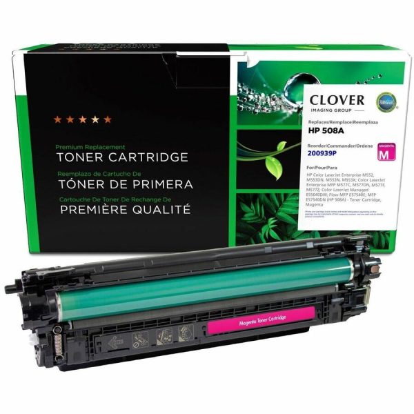 Clover Imaging Remanufactured Magenta Toner Cartridge for HP 508A (CF363A)