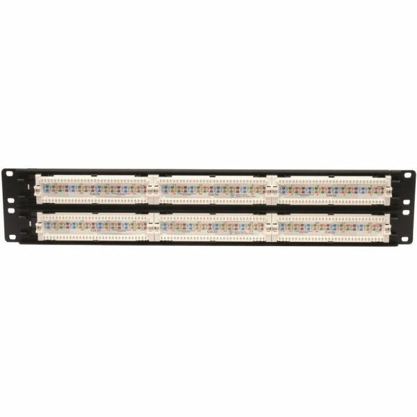 Eaton Tripp Lite Series 48-Port 2U Rack-Mount Cat5e 110 Patch Panel, 568B, RJ45 Ethernet, TAA - Image 2