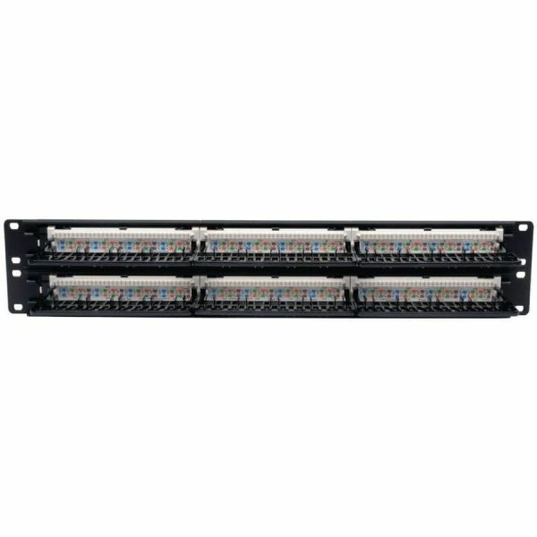 Eaton Tripp Lite Series 48-Port 2U Rack-Mount Cat5e 110 Patch Panel, 568B, RJ45 Ethernet, TAA - Image 4