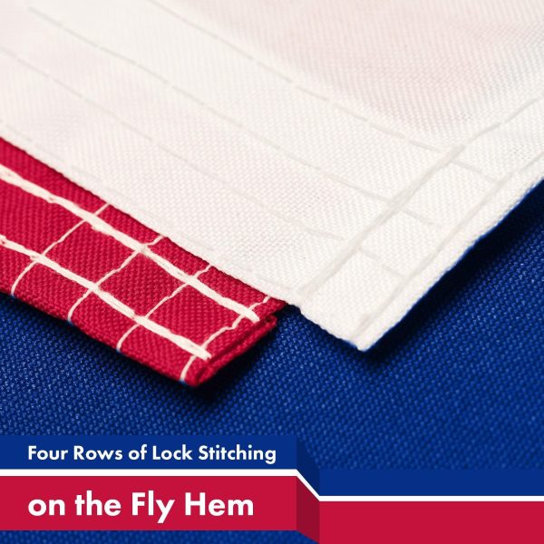 G128 10 Pack: Czech Republic Czech Flag | 3x5 Ft | Printed 150D Polyester - Indoor/Outdoor, Vibrant Colors, Brass Grommets, Quality Polyester, Much Thicker More Durable Than 100D 75D Polyester - Image 5
