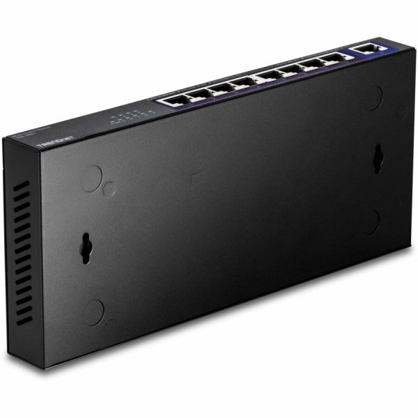 TRENDnet 9-Port Multi-Gig Switch, TEG-S591, 8 x 2.5G RJ-45 Ports, 1 x 10G RJ-45 Port, 60Gbps Switching Capacity, Lifetime Protection, Black - Image 3
