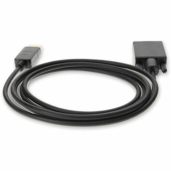 6ft DisplayPort 1.2 Male to VGA Male Black Cable For Resolution Up to 1920x1200 (WUXGA) - Image 4