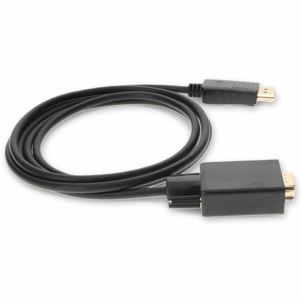 6ft DisplayPort 1.2 Male to VGA Male Black Cable For Resolution Up to 1920x1200 (WUXGA) - Image 6