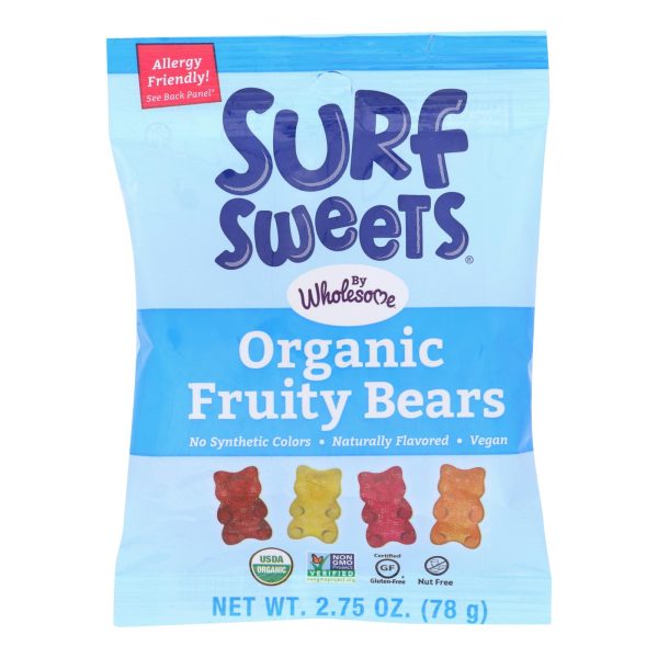 Surf Sweets Organic Fruity Bears - Case of 12 - 2.75 oz. - Image 2