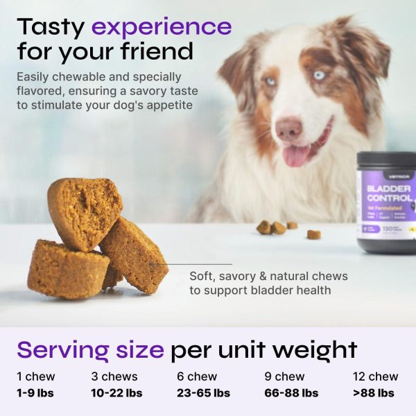 Dog UTI Treatment   Bladder Control Chews   Dog Cranberry Supplement for Urinary Tract Incontinence Kidney Health   Cranberry D Mannose Soft Treats for Healthy Bladder   Immune Support   All Breeds - Image 3