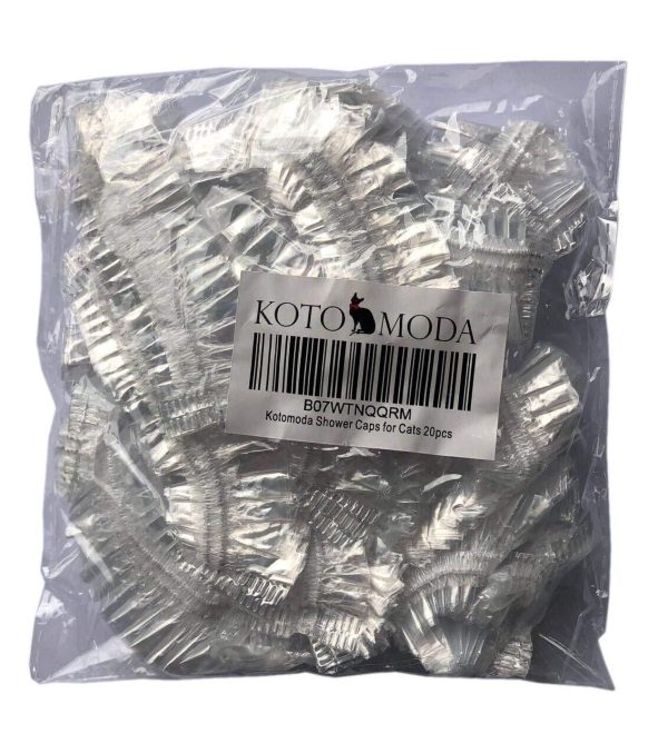 Kotomoda 20 Shower Caps for Sphynx Cats and Other Hairless Cats in a Tin Gift Box - Image 3