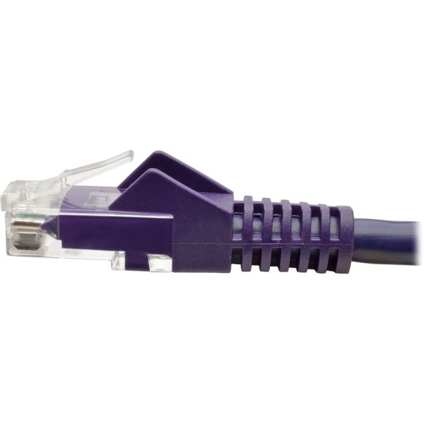 Eaton Tripp Lite Series Cat6 Gigabit Snagless Molded (UTP) Ethernet Cable (RJ45 M/M), PoE, Purple, 6 ft. (1.83 m) - Image 4