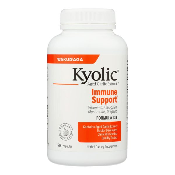 Kyolic - Aged Garlic Extract Immune Formula 103 - 200 Capsules - Image 2