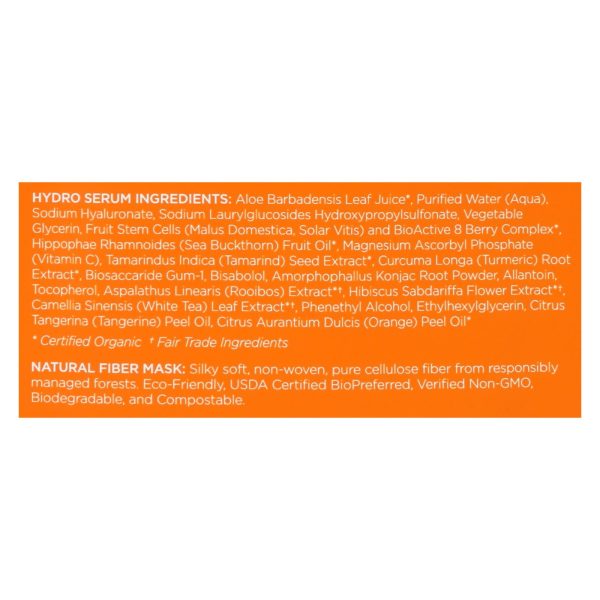 andalou Naturals Instant Brighten & Tighten Facial Mask - Vitamin C - Case of 6 - 0.6 fl oz - Image 2