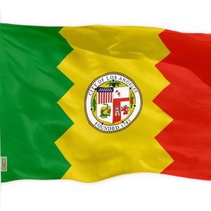 G128 Los Angeles City Flag | 3x5 feet | Printed 150D Quality Polyester