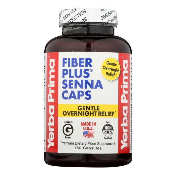 Yerba Prima Fiber Plus Caps - 625 mg - 180 Capsules
