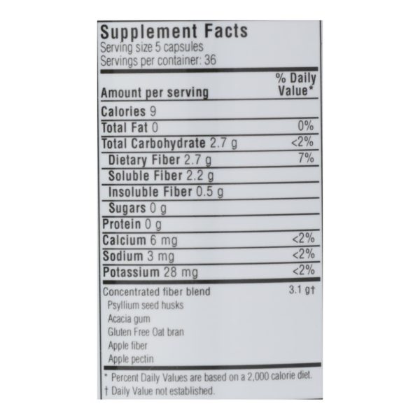Yerba Prima Soluble Fiber Caps - 625 mg - 180 Capsules