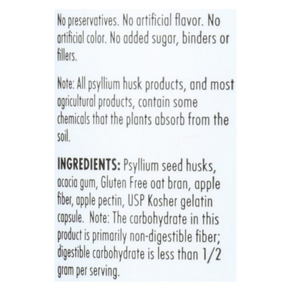 Yerba Prima Soluble Fiber Caps - 625 mg - 180 Capsules - Image 3