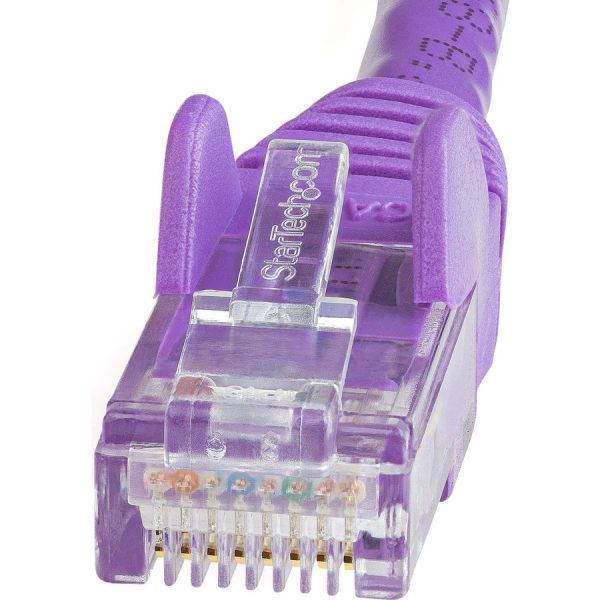 StarTech.com 2ft CAT6 Ethernet Cable - Purple Snagless Gigabit - 100W PoE UTP 650MHz Category 6 Patch Cord UL Certified Wiring/TIA - Image 3