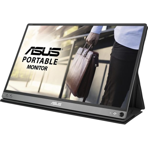 Asus ZenScreen MB16AC 16" Class Full HD LCD Monitor - 16:9 - Dark Gray, Black - Image 2