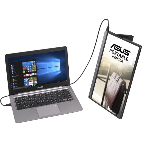 Asus ZenScreen MB16AC 16" Class Full HD LCD Monitor - 16:9 - Dark Gray, Black - Image 3