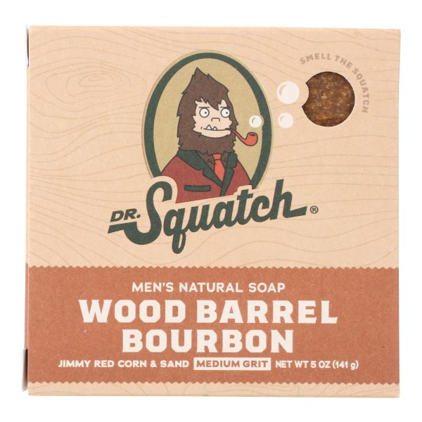 Doctor Squatch - Bar Soap Men Wood Barrel Bourbon - 1 Each-5 Ounces - Image 2