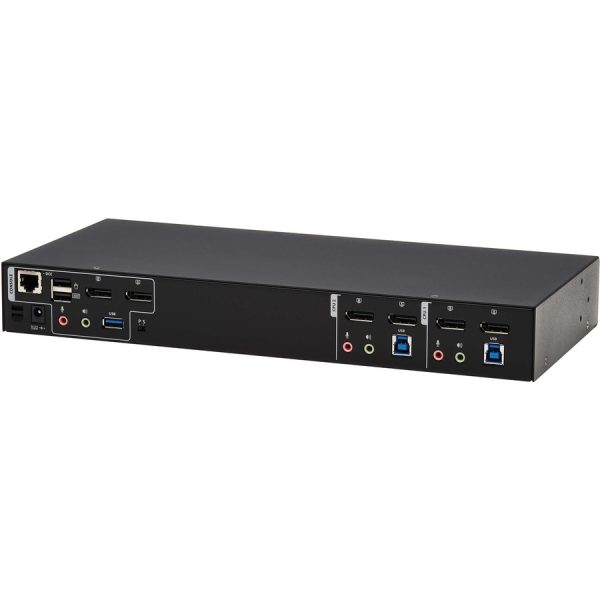 Eaton Tripp Lite Series 2-Port DisplayPort Dual-Display KVM Switch - 4K 60 Hz, USB 3.2 Gen 1, HDCP 2.2, USB Sharing - Image 2