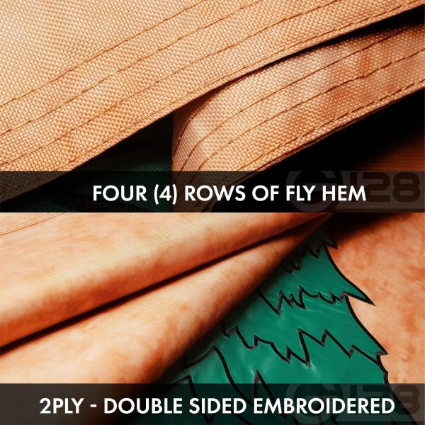 G128 Combo Pack: American USA Flag ToughWeave Series 3x5 Ft Single Sided & An Appeal to Heaven Tea-Stained Flag Double Sided 3x5 Ft Double ToughWeave Pro Series | Both Embroidered Poly, Brass Grommets - Image 8