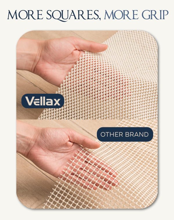 Non Slip Rug Pad Gripper   2 x 4 Ft Anti Skid Carpet Mat Provides Protection for Hardwood Floors and Hard Surfaces Extra Strong Grip and Thick Padding for Safe and in Place Your Area Rugs & Runners - Image 3