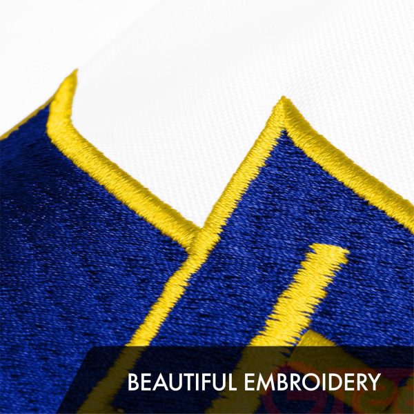 G128 3 Pack: Rhode Island RI No Golden Border State Flag | 3x5 Ft | ToughWeave Series Embroidered 300D Polyester | Embroidered Design, Indoor/Outdoor, Brass Grommets - Image 3