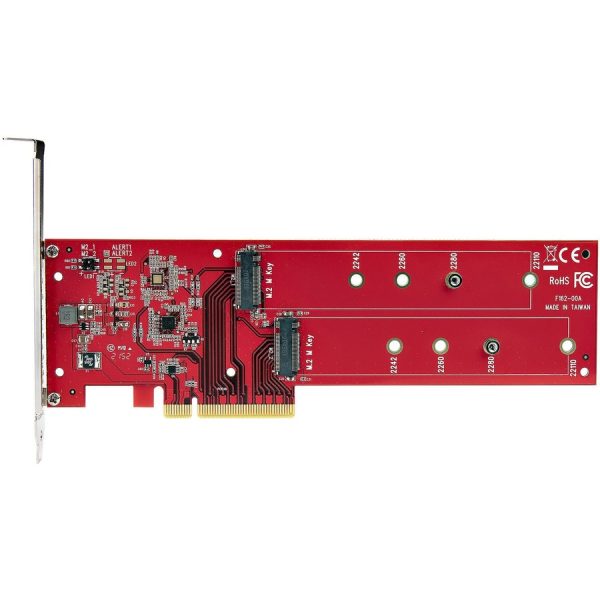 StarTech.com Dual M.2 PCIe SSD Adapter Card, x8 / x16 Dual NVMe or AHCI M.2 SSD to PCI Express 4.0, Up to 7.8GBps/Drive, For 2242/2260/2280/22110mm PCIe M-Key M2 SSDs, Bifurcation Required - PC/Linux Compatible - Image 5