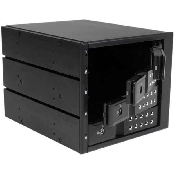 StarTech.com 4 Bay Aluminum Trayless Hot Swap Mobile Rack Backplane for 3.5in SAS II/SATA III - 6 Gbps HDD - Image 3