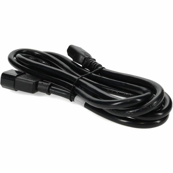 6ft C13 Female to C14 Male 14AWG 100-250V at 10A Black Power Cable - Image 3