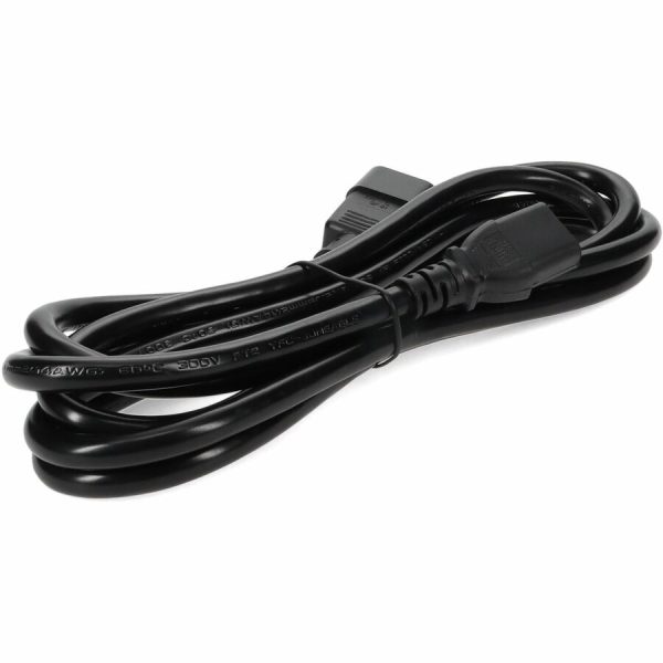 6ft C13 Female to C14 Male 14AWG 100-250V at 10A Black Power Cable - Image 5