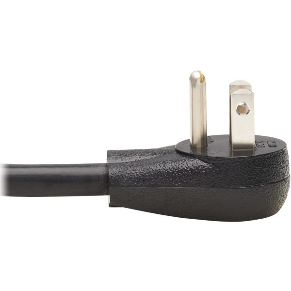 Eaton Tripp Lite Series Extension Cord Y Splitter, Right-Angle NEMA 5-15P to 2x NEMA 5-15R - Heavy Duty, 15A, 120V, 14 AWG, 1 ft. (0.3 m), Black - Image 4