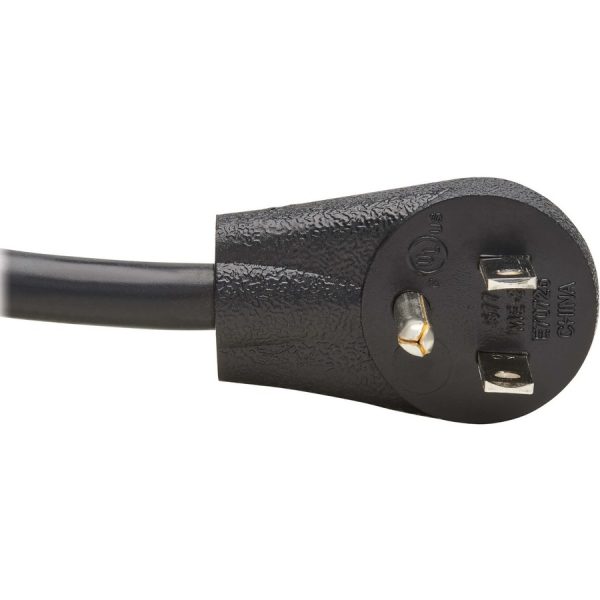 Eaton Tripp Lite Series Extension Cord Y Splitter, Right-Angle NEMA 5-15P to 2x NEMA 5-15R - Heavy Duty, 15A, 120V, 14 AWG, 1 ft. (0.3 m), Black - Image 7