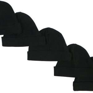 Black Baby Cap (pack Of 5) 031-black-5