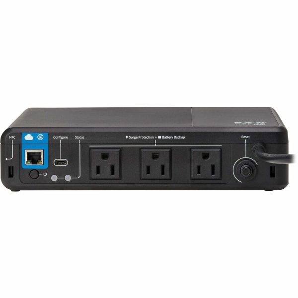 Eaton Tripp Lite Series 350VA 210W 120V Standby Cloud-Connected UPS with Remote Monitoring - 3 NEMA 5-15R Outlets (Surge + Battery Backup), 5-15P Plug, Desktop - Image 10