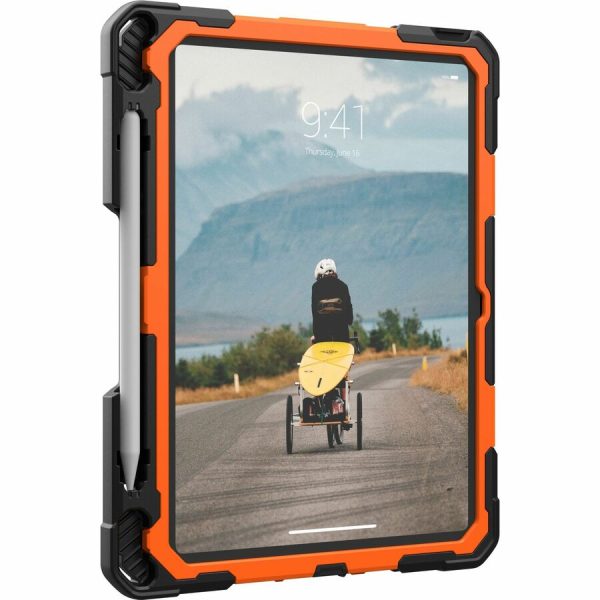 Urban Armor Gear Plasma Rugged Carrying Case for 10.9" Apple iPad (10th Generation) iPad - Black/Orange - Image 7