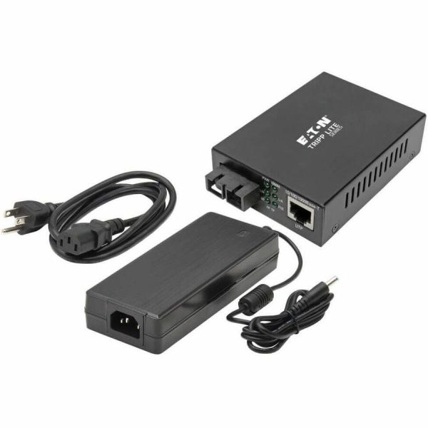 Eaton Tripp Lite Series Gigabit Multimode Fiber to Ethernet Media Converter, POE+ - 10/100/1000 SC, 850 nm, 550M (1804.46 ft.) - Image 6