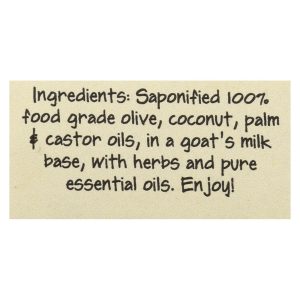 Zum - Soap Br Goatmlk Patchouli - Case of 6-3 OZ
