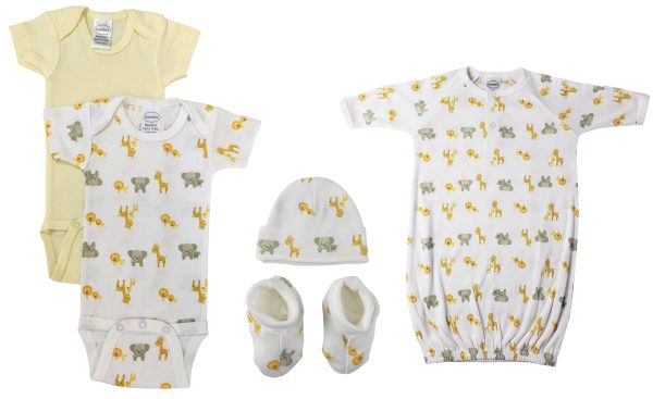 Unisex Newborn Baby 5 Pc  Sets Nc_0688