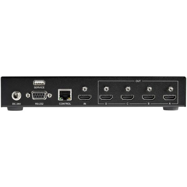 StarTech.com 2x2 HDMI Video Wall Controller, 4K 60Hz Input to 4x 1080p Output, 1 to 4 Port Multi-Screen Processor, RS-232/Ethernet Control - Image 3