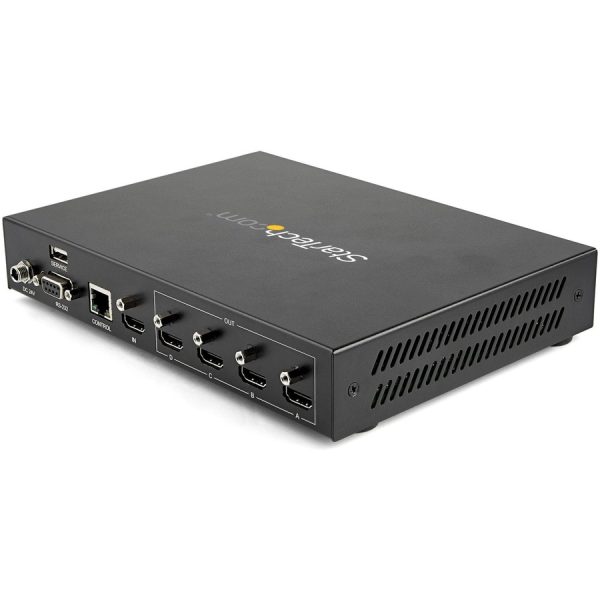 StarTech.com 2x2 HDMI Video Wall Controller, 4K 60Hz Input to 4x 1080p Output, 1 to 4 Port Multi-Screen Processor, RS-232/Ethernet Control - Image 4