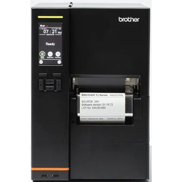 Brother TJ-4422TN Industrial Direct Thermal/Thermal Transfer Printer - Monochrome - Label Print - USB - Serial - Image 5